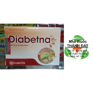 Diabetna chiết xuất từ dây thìa canh hộp 40 viên nang
