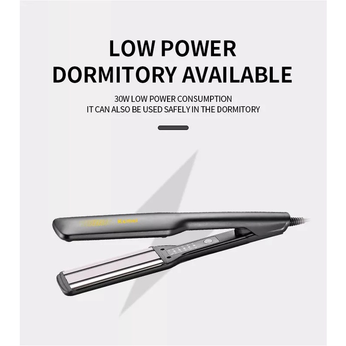 Kemei Professional Corrugated Hair Curler Tourmaline Ceramic Curling Iron Crimper Corn Plate Corn Perm Splint Hair Styling Tools