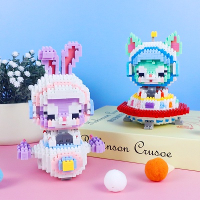 Lego Nanoblock - Đồ chơi lắp rắp mô hình 3D Phi hành gia phiên bản hoạt hình