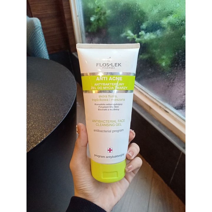 Sữa Rửa Mặt Floslek Anti Acne Bacterial Face Cleansing Gel 200ml Cho Da Dầu M ụn