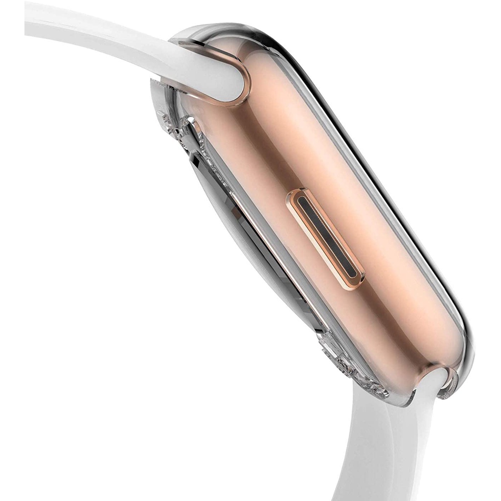 Ốp Trong Suốt Bảo Vệ Màn Hình Đồng Hồ Thông Minh Apple Watch Series 7 6/SE/ 5/4/3 40mm 45 42 41 38