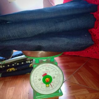 Set vải jean trơn co giãn