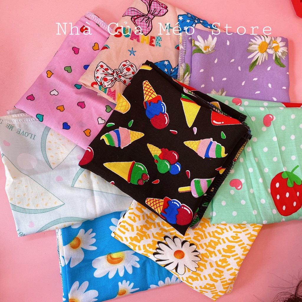 Khăn bandana vuông nhiều mẫu lựa chọn [Nhà Của Méo Store]