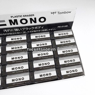 Gôm tẩy TOMBOW MONO - MONO Plastic Eraser (Black)