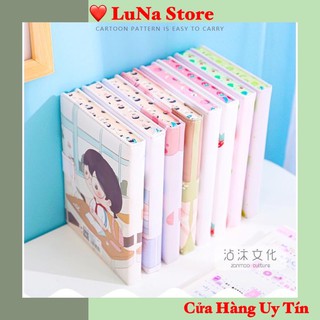 (MẪU MỚI) Sổ A5 bìa da Hàn Quốc cao cấp hoạt hình dễ thương UPAI SBD111