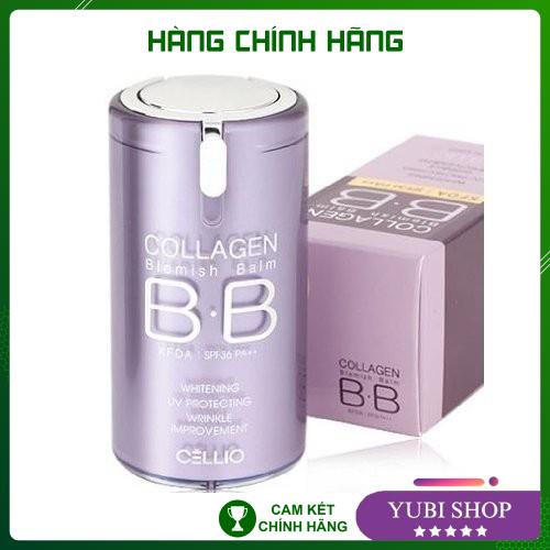 [HÀNG AUTH] KEM NỀN BB COLLAGEN CELLIO - HÀN QUỐC - KEM NỀN CELLIO COLLAGEN BLEMISH BALM BB SPF 40 PA+++