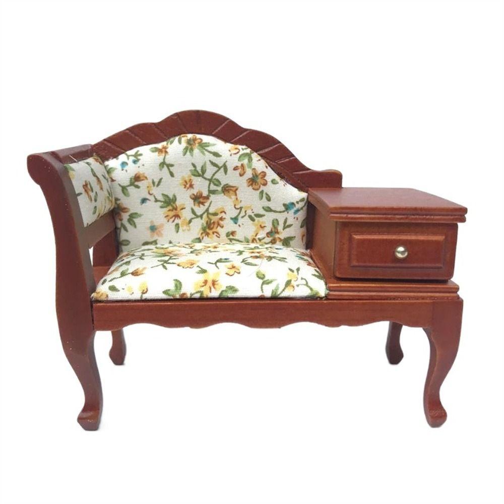 Mô Hình Ghế Sofa Đồ Chơi Tỉ Lệ 1: 12 Cho Nhà Búp Bê