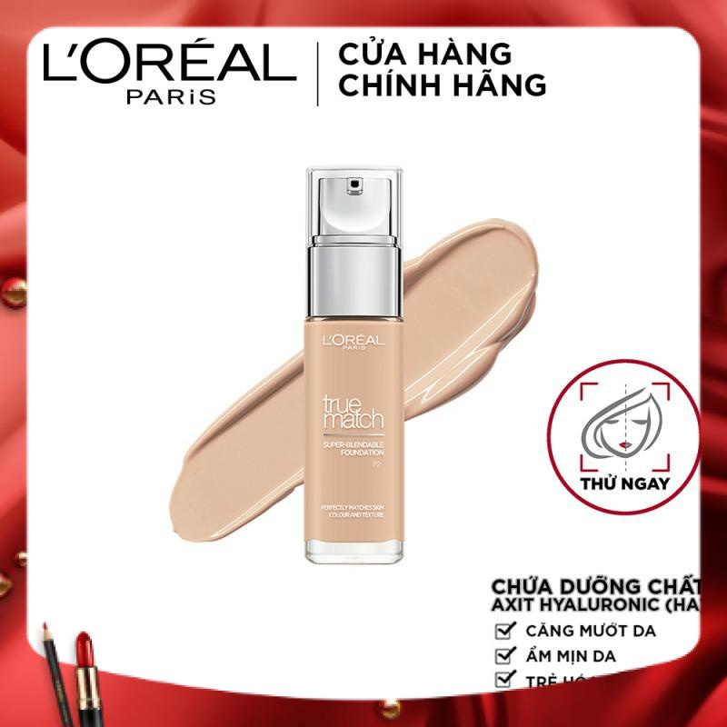 Kem nền mịn nhẹ dưỡng da dạng lỏng L'Oreal Paris True match Blendable Foundation 30ml