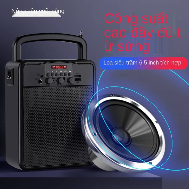 square dance audio âm thanh karaoke lớn mini bluetooth nhỏ di động plug-in U đĩa hawking booth thu phát viên
