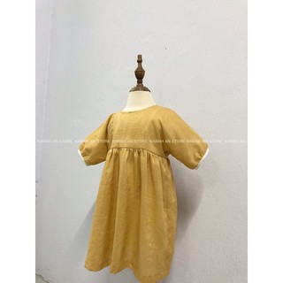 Đầm linen tưng mẹ và bé