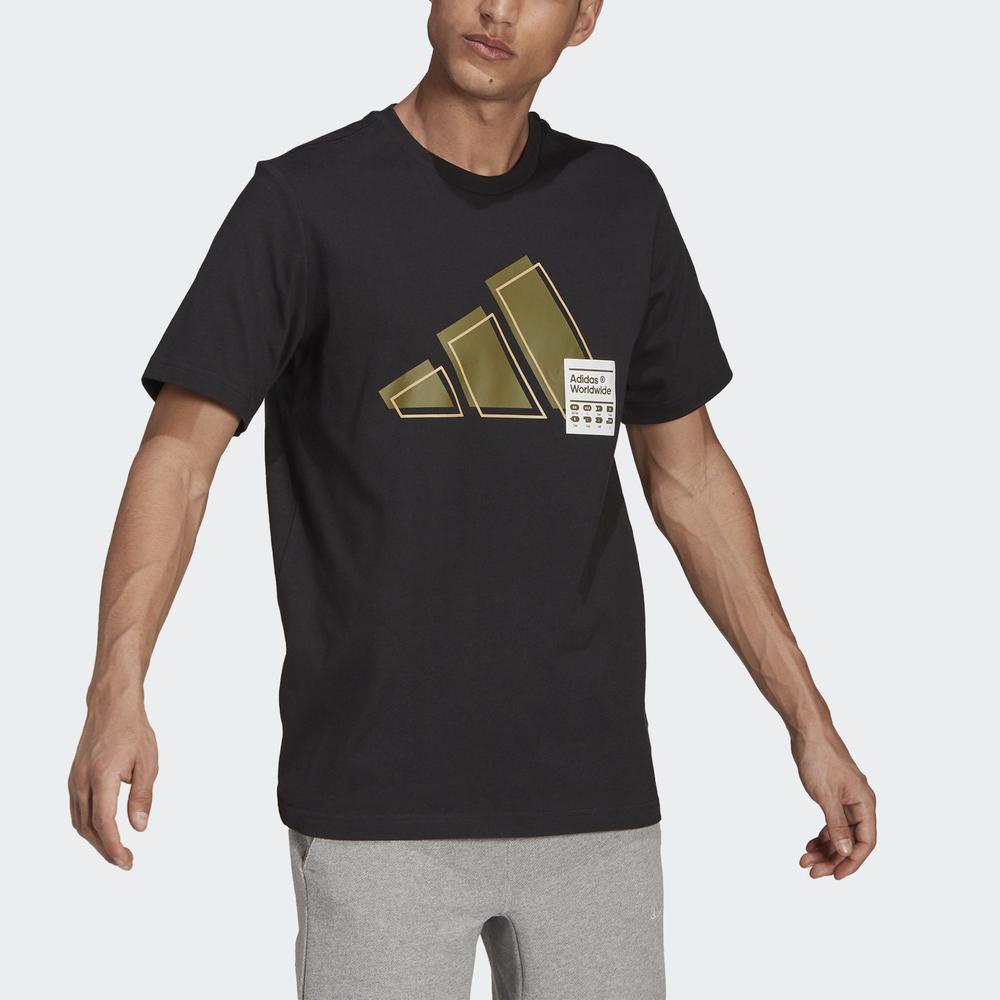[Mã WABRADI07 - 150K - ĐH từ 1Tr]Áo Tee adidas Nam Short Sleeve Graphic Tee Màu đen GU3643 | BigBuy360 - bigbuy360.vn