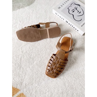 Giày sandal rọ chất da bò