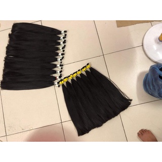 Tóc Nối Thật 55cm 100% Tự Nhiên – Siêu Mềm Mượt, Không Rối, Dài Đẹp