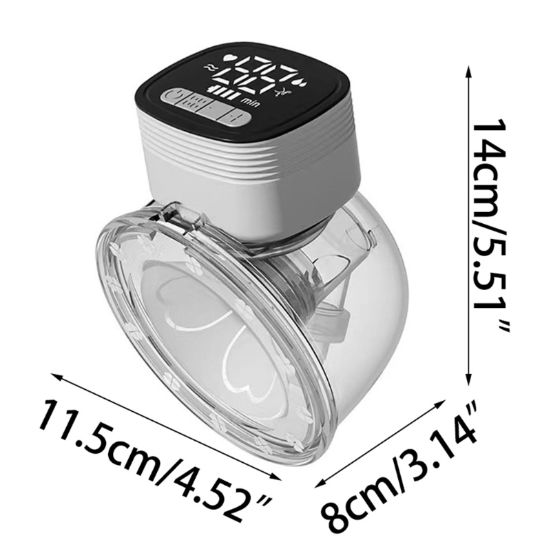 Máy Hút Sữa Đôi Rảnh Tay Màn Hình LCD 4 Chế Độ Tiếng Ồn Thấp