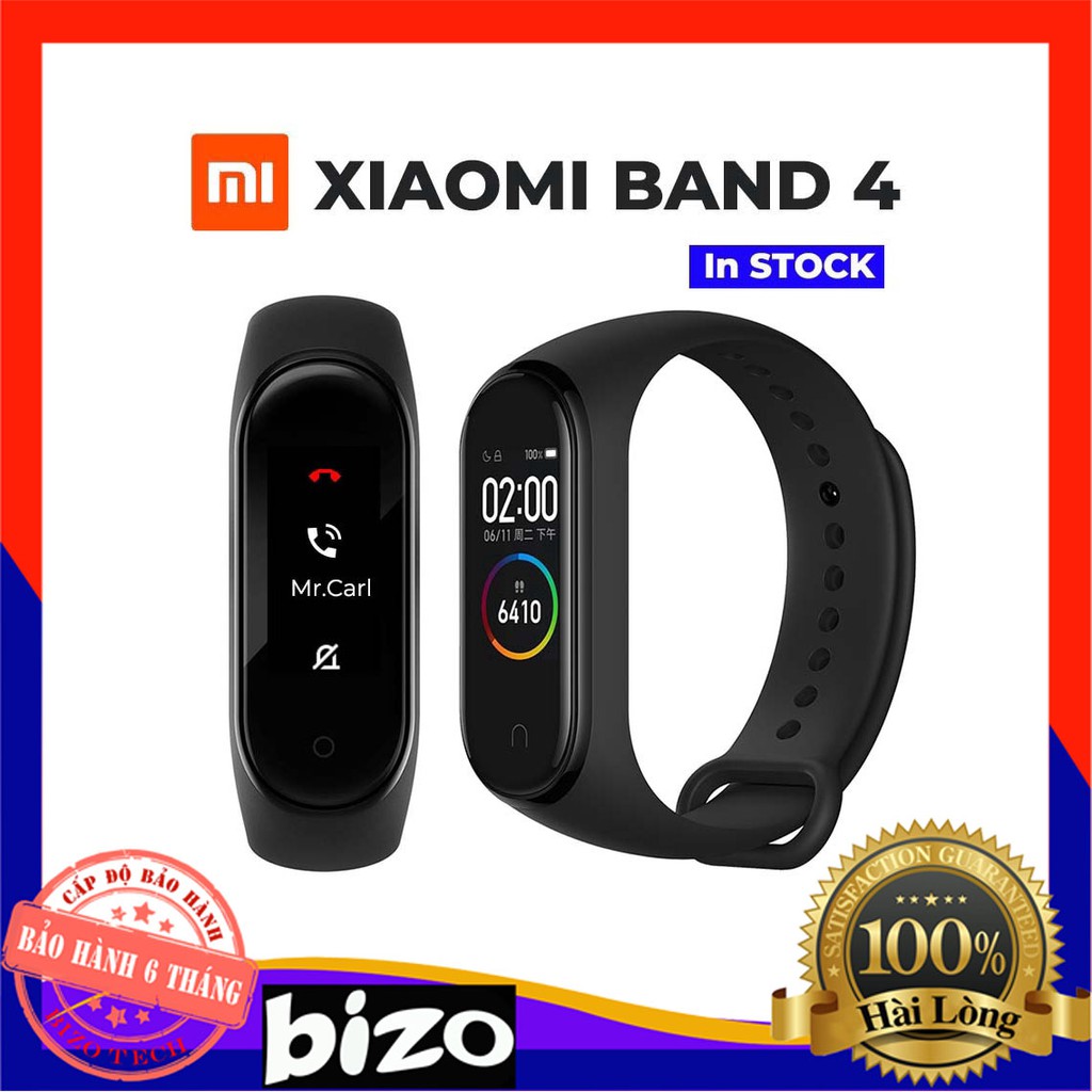 [CAO CẤP - CHÍNH HÃNG] Vòng đeo tay thông minh Xiaomi, đồng hồ thông minh Mi Band 4 hàng chính hãng