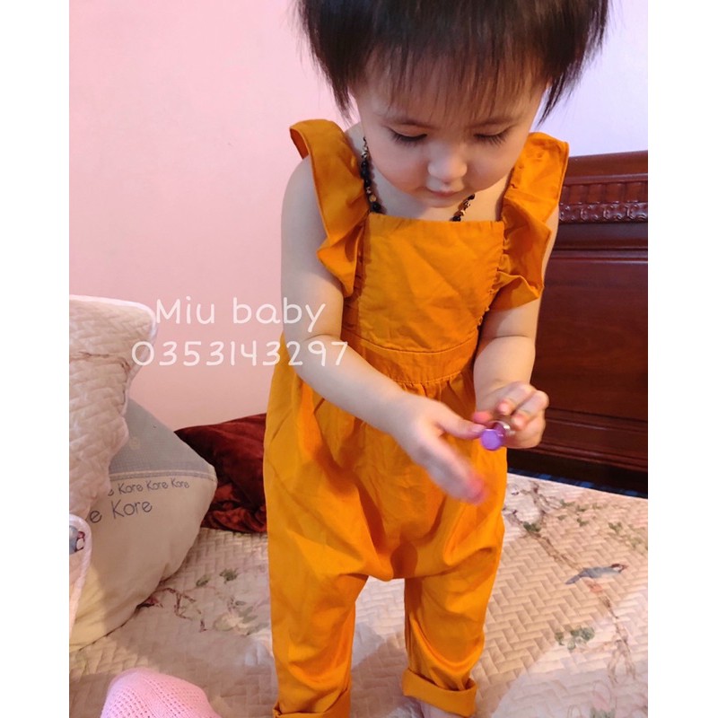 Jumsuit cam nghệ bé gái du xin siêu đẹp