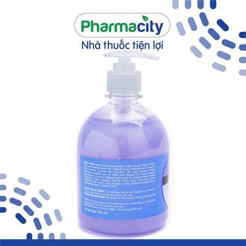 Nước Rửa Tay Pharmacity Hương Trà Xanh Feliz, Hương Hoa Oải Hương (500ml)