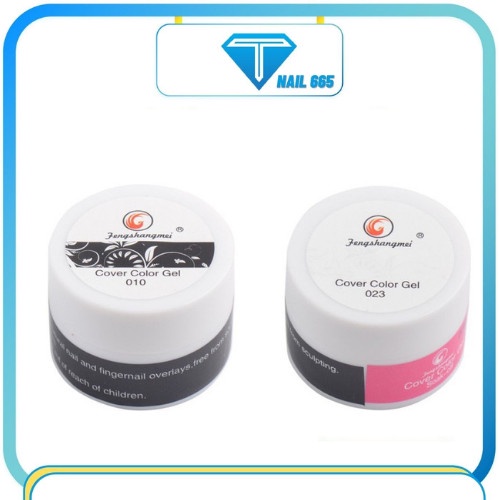 Gel vẽ trắng đen nail , Gel vẽ trang trí móng nail siêu đặc 10ml