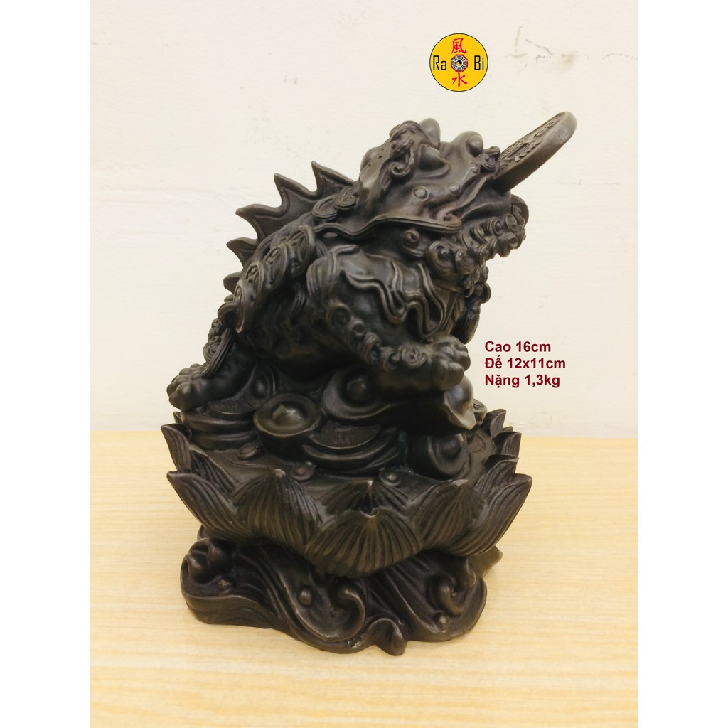 Cóc Vàng đế Sen - Tượng Đồng Phong Thủy Cao Cấp