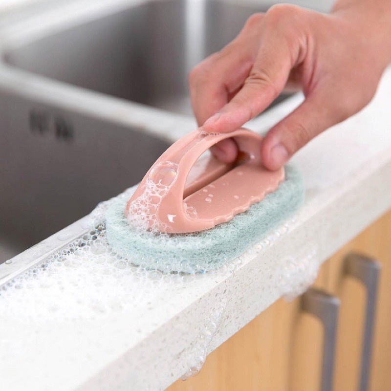 Bàn Chải Cọ Rửa Nhà Bếp Nhà Tắm Đa Năng Có Tay Cầm Tiện Dụng