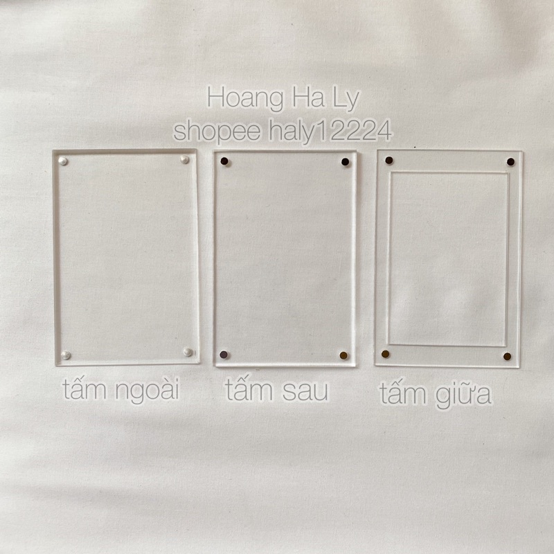 FRAME MICA ĐƠN/ĐÔI ĐỰNG ẢNH/PHOTOCARD