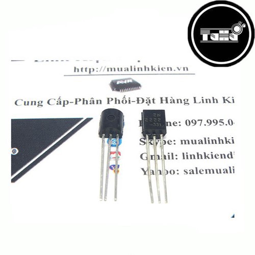 Sản phẩm 2N2222 NPN 40V 600mA TO92