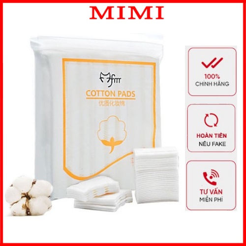 Bông Tẩy Trang 3 Lớp FM Cotton Pads 222 Miếng Nội Địa Trung - Mềm Mịn, Thấm Dầu