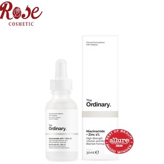 Serum The Ordinary sáng da, se khít lỗ chân lông - Niacinamide 10% + Zinc 1%