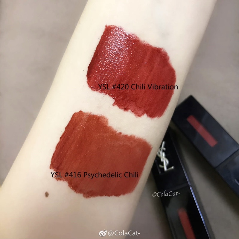 Son YSL Vinyl Cream Lip Stain KHẮC TÊN, FULL Túi Hộp, Son Ysl 416,420,425,407,409,432,433,434,435