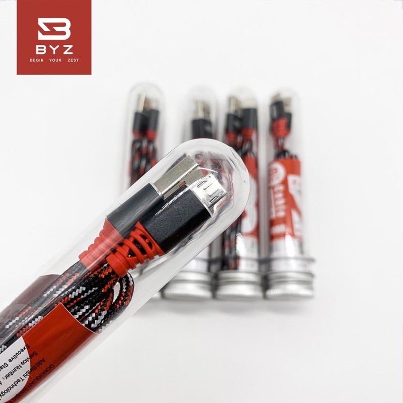 Cáp BYZ Ống Nghiệm 2.4A BL690 Đa Dạng - Đầu Type C BYZ chính hãng