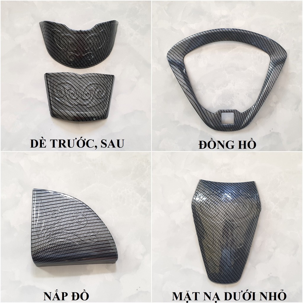 Ốp trang trí xe Vision 2021-2023 Carbon Artistar