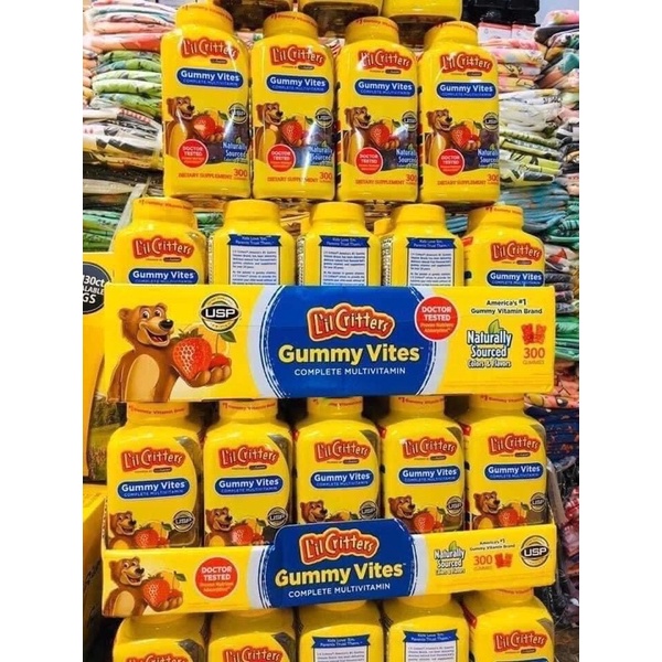 kẹo gấu L'il Critters Gummy Vites 1/2024