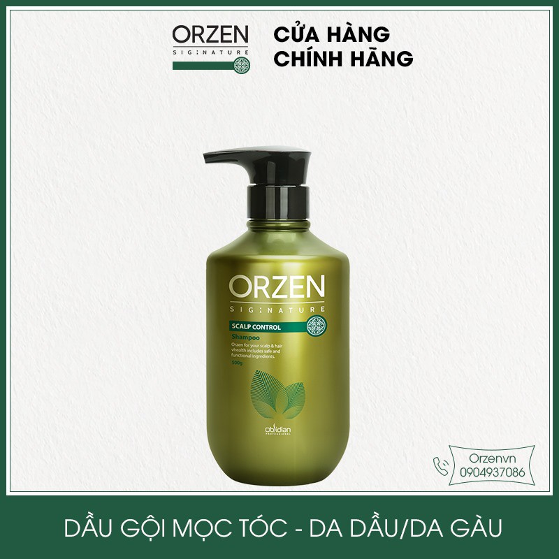 DẦU GỘI TĂNG CƯỜNG SINH TRƯỞNG ORZEN CHO DA ĐẦU DẦU HOẶC GÀU 500ML - 1000ML