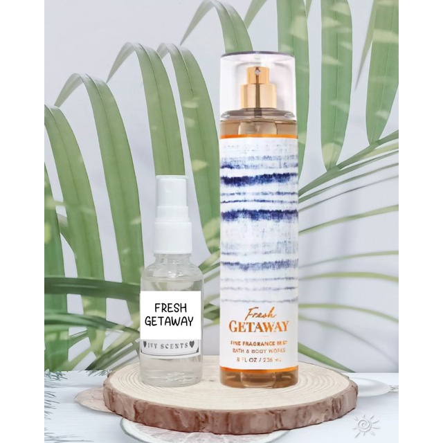 Body mist Bath And Body Works Fresh Get Away 15ml/ 35ml xịt thơm toàn thân