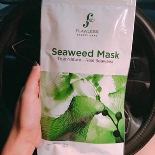 Combo máy rửa mặt cọ Nano Flawless và 10 mặt nạ tảo biển Seaweed-mask
