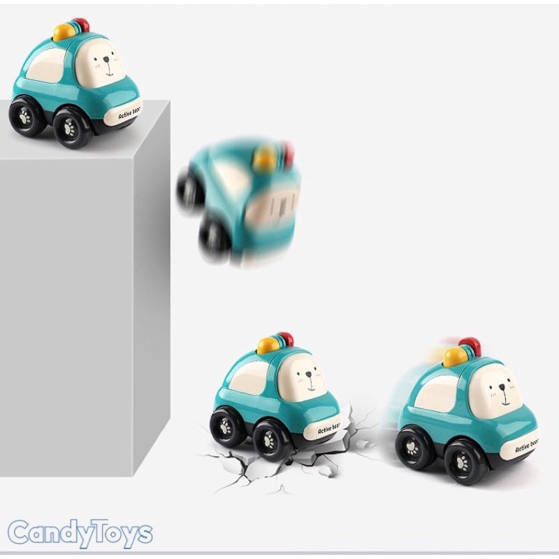 ĐỒ CHƠI XE QUÁN TÍNH HAI CHIỀU HÌNH GẤU DỄ THƯƠNG CHO BÉ