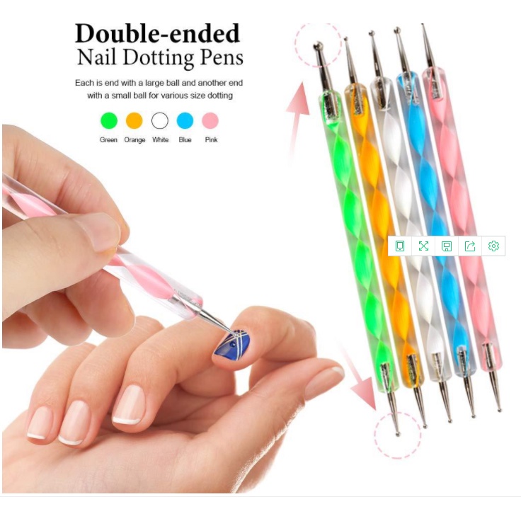 Bộ dụng cụ trang trí móng tay nghệ thuật<br>