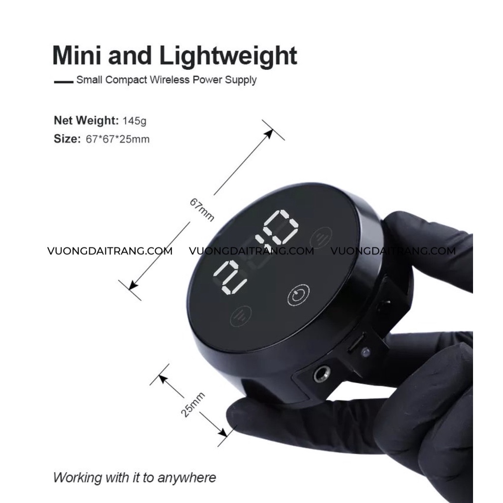 [ CHÍNH HÃNG ] Máy Pen 2 Đầu  Biomaser P60 ( bao gồm nguồn)