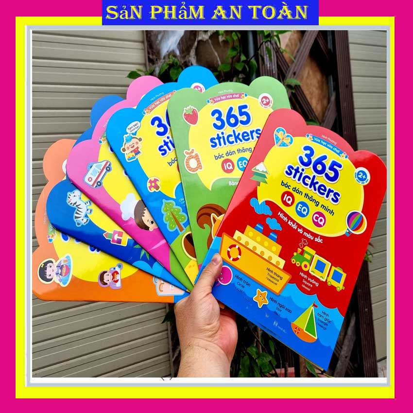 Bộ đồ chơi 365 Stickers Bóc dán thông minh dành cho trẻ từ 2-6 tuổi