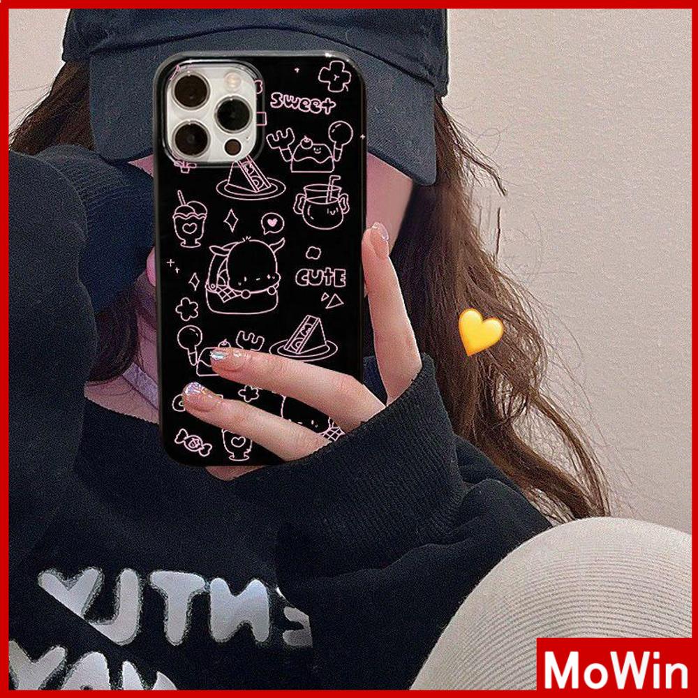 Ốp điện thoại TPU dẻo màu đen bóng thích hợp cho iPhone 14 Pro Max 13 Pro max 12 Pro Max 11 Pro max xr xs max 7Plus 7 8
