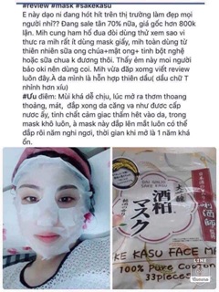 Mặt nạ sake Nhật 33 miếng