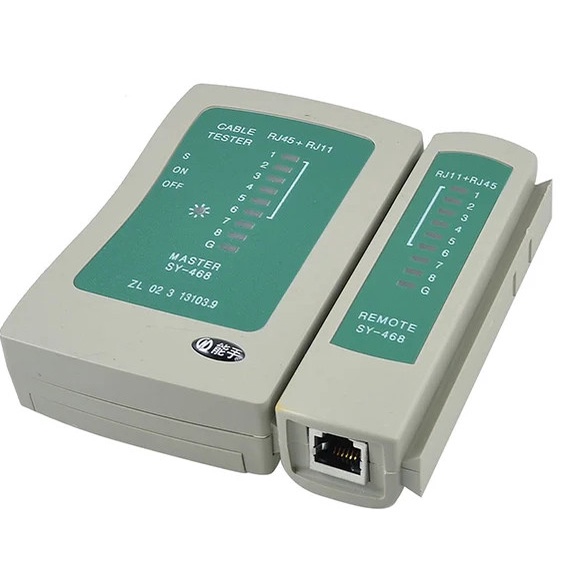 Bộ test mạng đa năng kiểm tra tín hiệu mạng chất lượng cao M 726 AT SY168 RJ45 RJ11, SY468A3 tặng kèm pin 9V BUNOC's