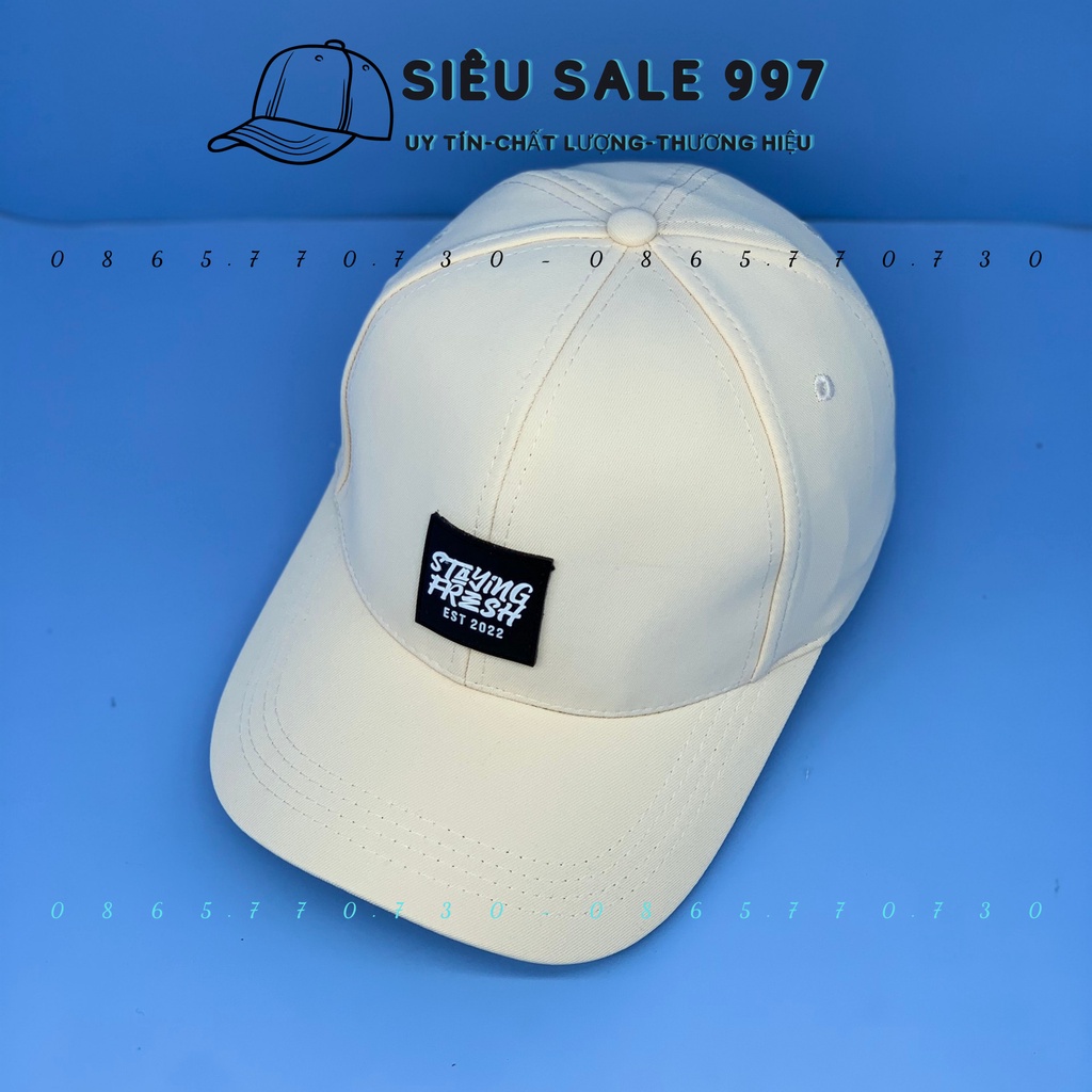 MŨ LƯỠI TRAI STAYING THÊU LOGO MẪU MỚI HOT THỜI TRANG NAM CAO CẤP NỮ CÁ TÍNH