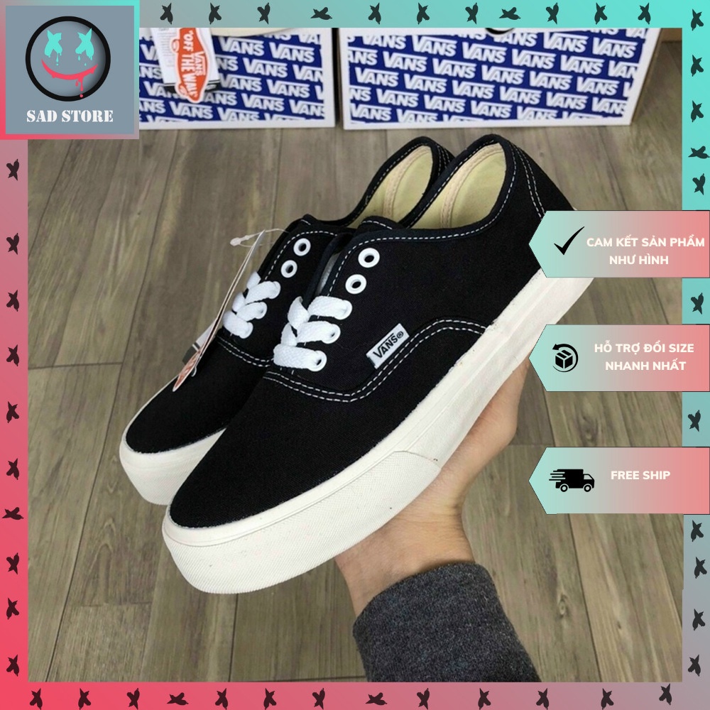 Giày Vans Nam Nữ, Giày Vans Đen Classic Vault Thể Thao Full Box Free Ship Toàn Quốc