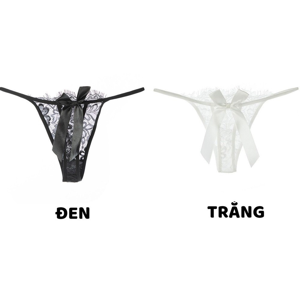 Quần Lọt Khe Nữ- Quần Lót Lọt Khe Ren cao cấp thiết kế điệu đà gợi cảm sexy DAN STORE MÃ C10