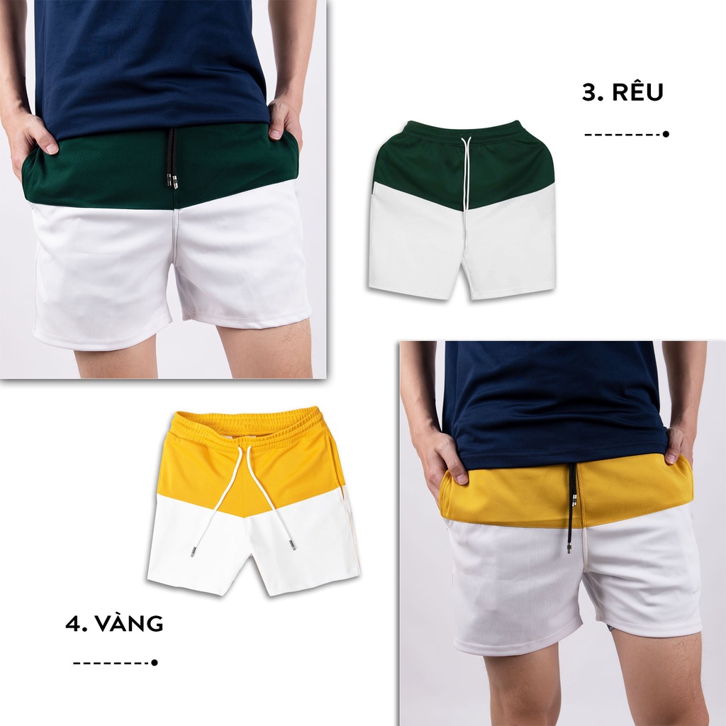 Quần đùi thể thao nam phối màu Litaia Quần đi biển mùa hè hot QPM