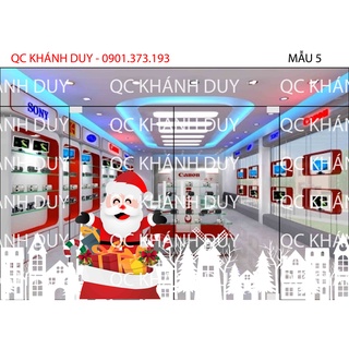 Decal Trang Trí Noel