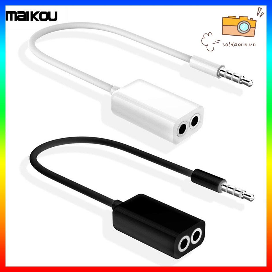 [SE] Maikou 3.5mm Audio Cable AUX Stereo Splitter 3.5mm Male to 2 Port Female