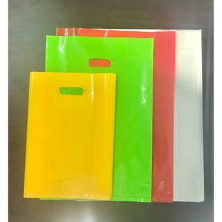 Túi màu hột xoài bóng dẻo 1kg 20cmx30cm