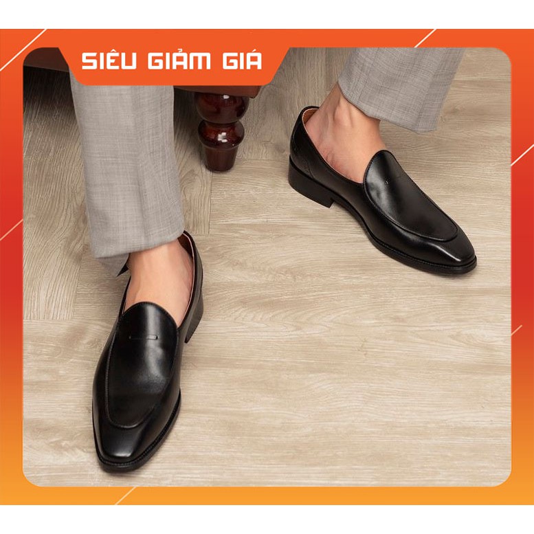 💝[Nhập mã TOP4MAN100K giảm ngay 100k] 💝 Giày Loafer đen 486 – 29 ĐỦ SIZE💝 GIẦY TÂY